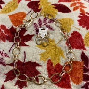 Necklace with earrings